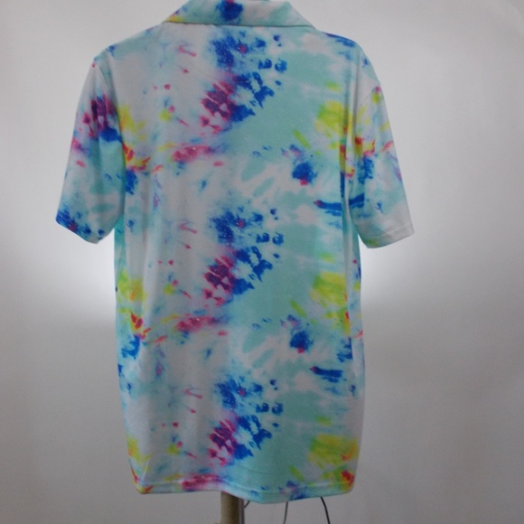 DFND DEFEND LONDON Men's Tie Dye ss shirt medium - Picture 5 of 6